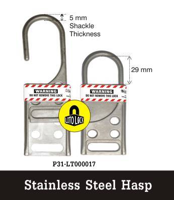 STAINLESS STEEL LOCKOUT HASP